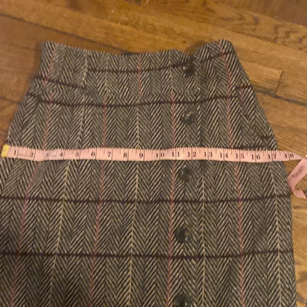 Forever 21 button up midi plaid skirt - Picture 9 of 10